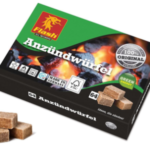 Anzünder Holz & Wachs Würfel