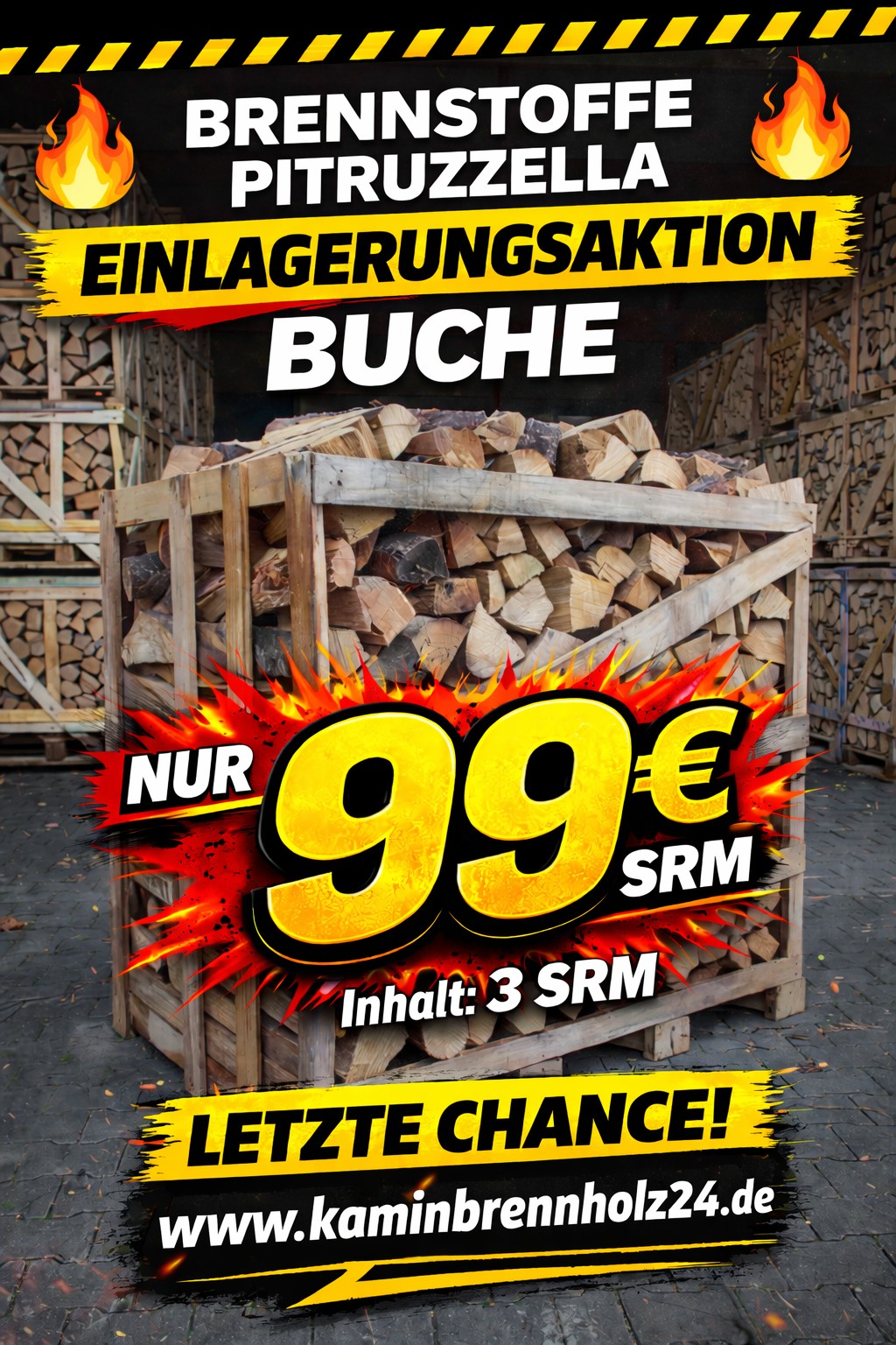 Buche 3 SRM / 99,00€ SRM Einlagerungsaktion 9-12 Monate vorgelagert